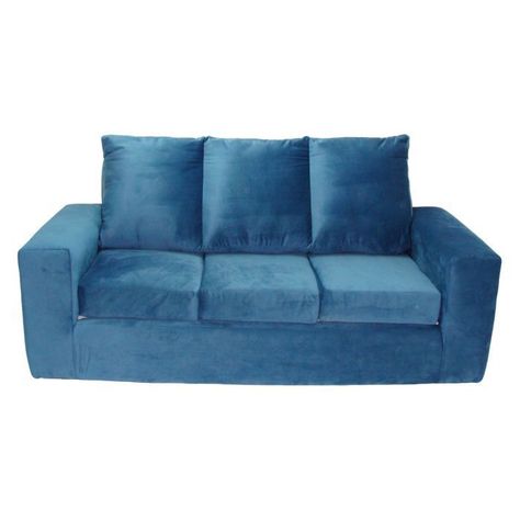 SOFA FELPA 3 CUERPOS CARRE AZUL PETROLEO-1