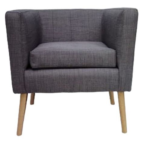 POLTRONA BORLANGE CUBO LINO GRIS CLARO-0