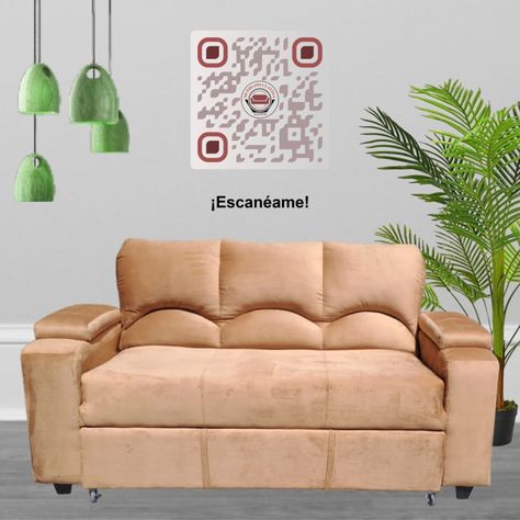 SOFA CAMA FUNCIONAL 2 PZ DECO FELPA CAMEL-1