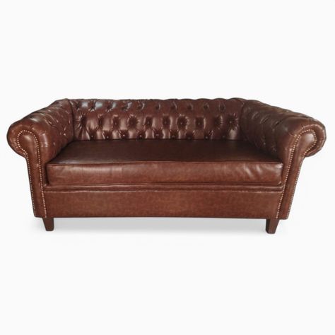 SOFA 3 CUERPOS CHESTERFIELD CAPITONE BRABANTE PU ECOCUERO LARGE-2