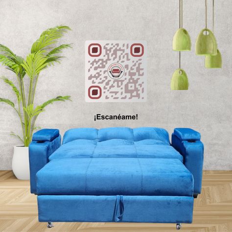 SOFA CAMA FUNCIONAL 2 PZ DECO FELPA AZUL PETROLEO-0