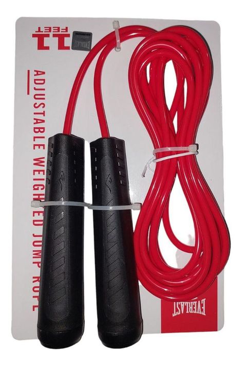 Cuerda De Saltar Fitness C/pesos Ajustable Everlast-1