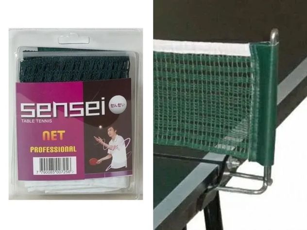 Red Ping Pong Profesional Sensei® Algodón - Tenis De Mesa-1