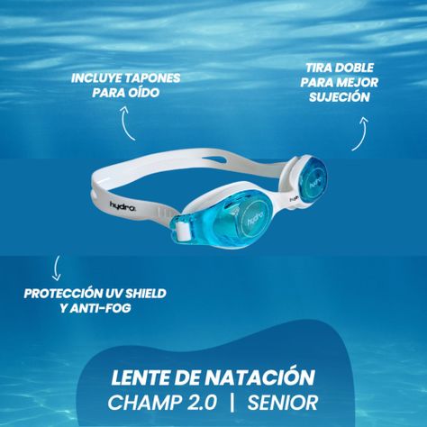Lentes De Natacion Hydro Champ Adulto-4