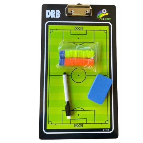 Pizarra Táctica Entrenador De Fútbol Magnética + Fichas DRB-0