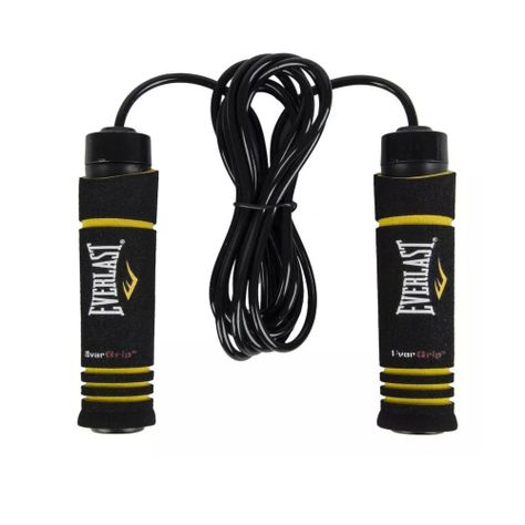 Cuerda de Saltar Fitness C/Pesos Ajustables Everlast-0