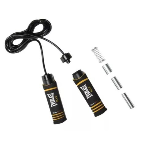 Cuerda de Saltar Fitness C/Pesos Ajustables Everlast-3