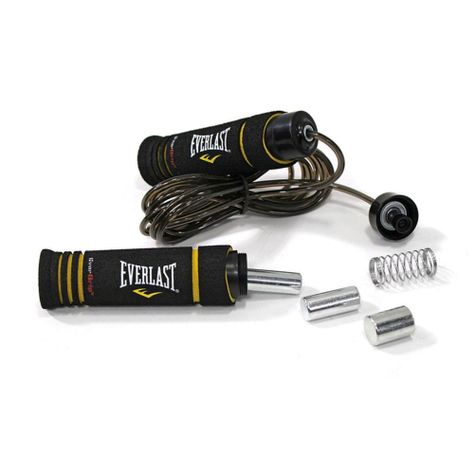 Cuerda de Saltar Fitness C/Pesos Ajustables Everlast-1