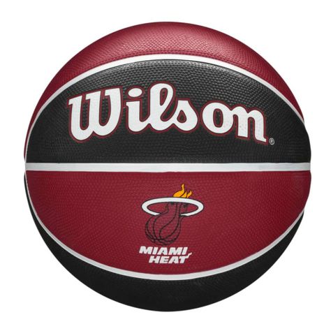 Balón Basketball Wilson Nba #7 Team Tribute Miami Heat-0