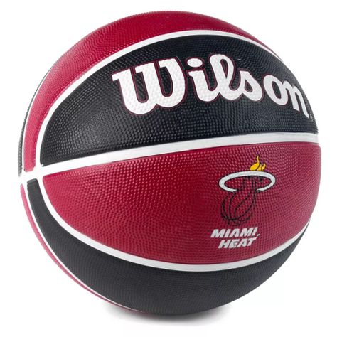 Balón Basketball Wilson Nba #7 Team Tribute Miami Heat-2