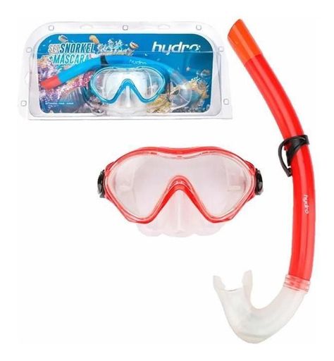 Set Máscara Buceo + Snorkel Junior Hydro®-0