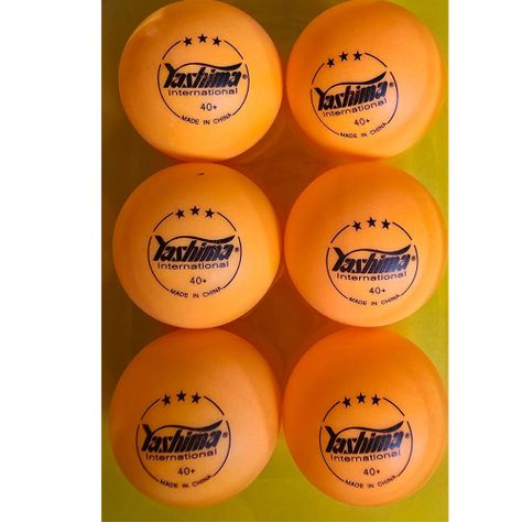 Set 6 Pelotas Ping Pong 3 Estrellas - Tenis De Mesa-1