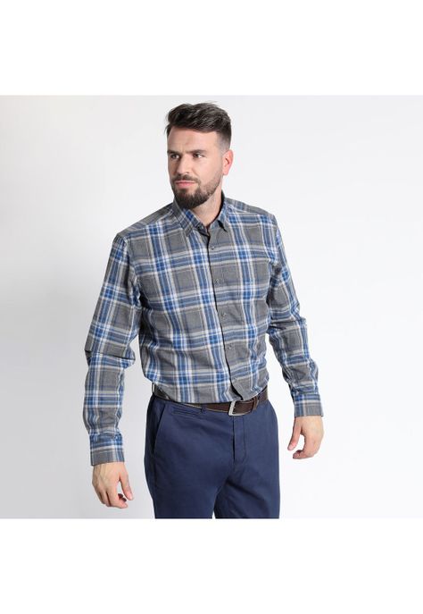 CAMISA MANGA LARGA VILLELA ESCOCESA YD REGULAR FIT-3