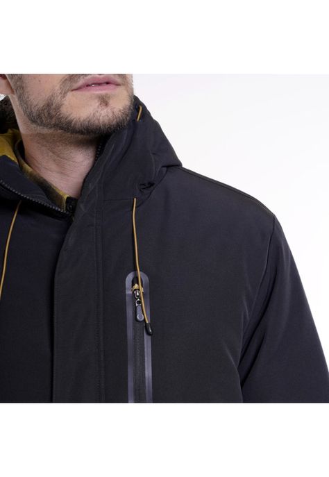 Chaqueta Acolchada Negro-3