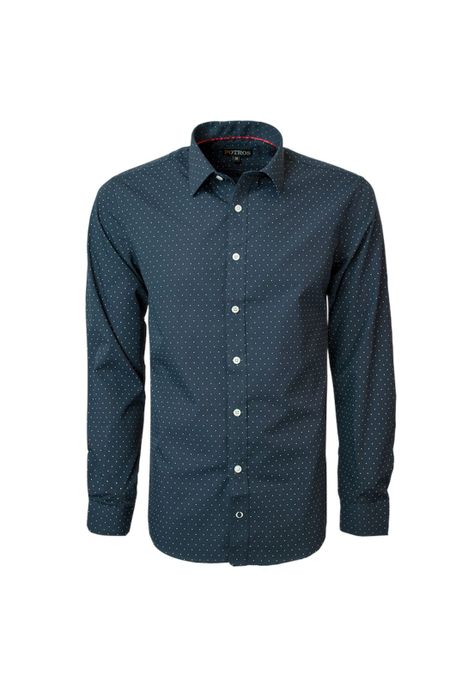 Camisa Trevira Estampada Slim Fit-0