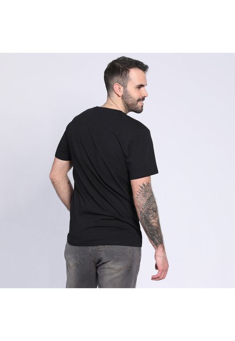 Polera Cuello V Negro-1