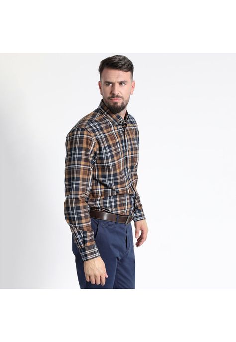 CAMISA MANGA LARGA VILLELA ESCOCESA YD REGULAR FIT-2