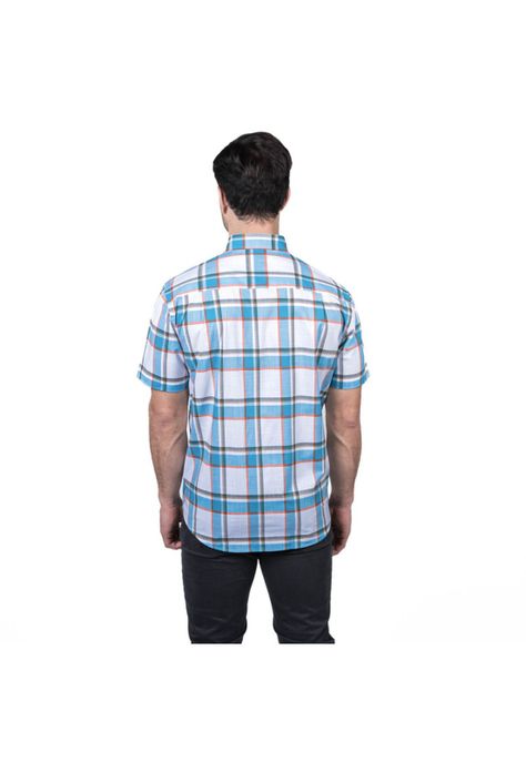 Camisa M/C Radio City Escocesa Regular Fit-1