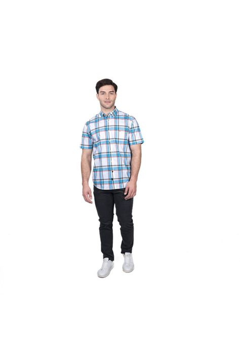 Camisa M/C Radio City Escocesa Regular Fit-3