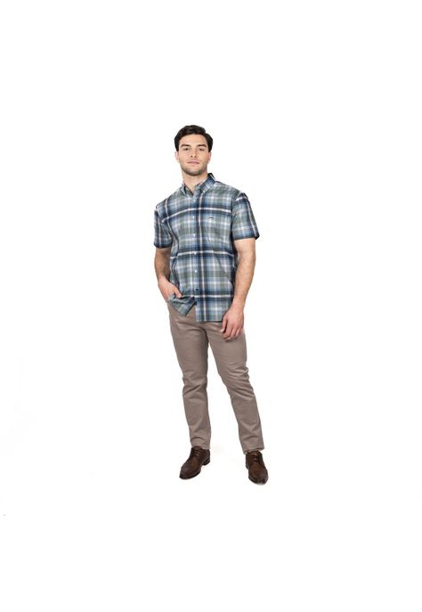 Camisa M/C Radio City Escocesa Regular Fit-5