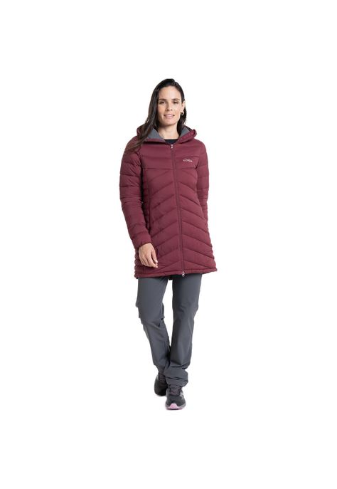 Parka Termica Outdoor Larga Insulada Cisnes Mujer -3