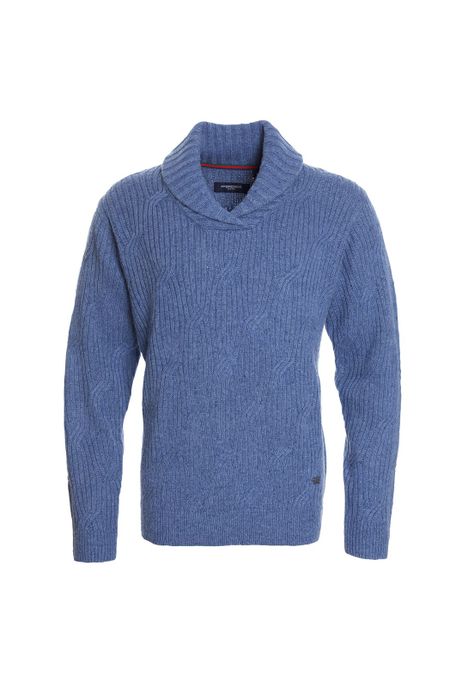 SWEATER MANGA LARGA FANTASÍA CUELLO CRUZADO-1
