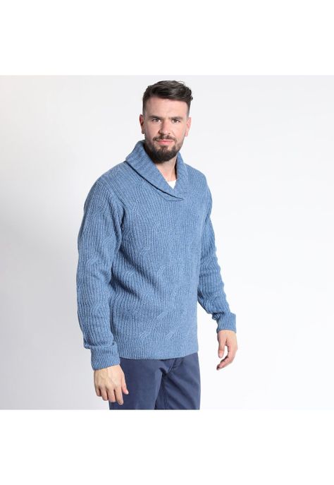 SWEATER MANGA LARGA FANTASÍA CUELLO CRUZADO-2