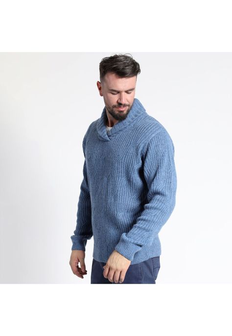 SWEATER MANGA LARGA FANTASÍA CUELLO CRUZADO-3