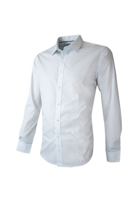 Camisa Trevira Estampada Slim Fit-1