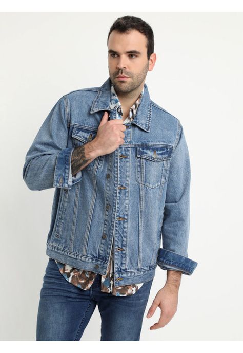 Chaqueta Denim Azul Denim-0