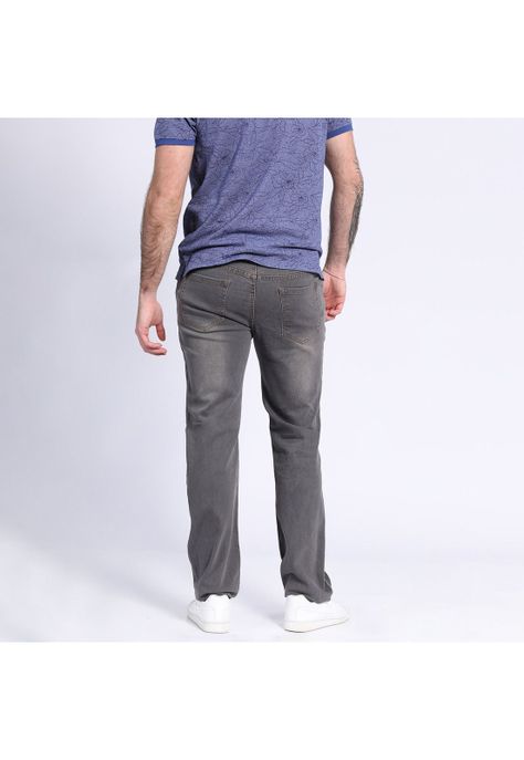 Jeans Linea Spandex Regulart Fit Gris oscuro-1