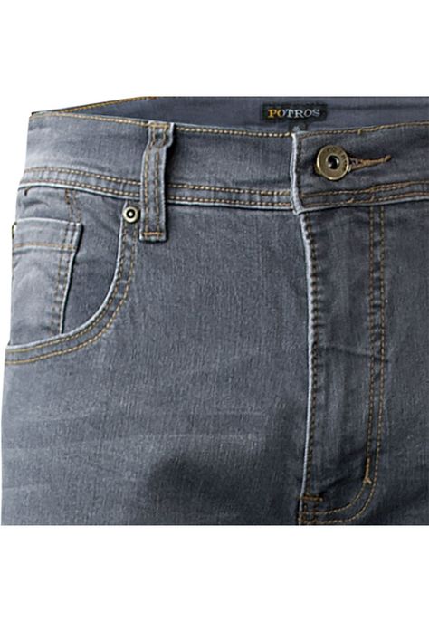 Jeans Linea Spandex Regulart Fit Gris oscuro-6