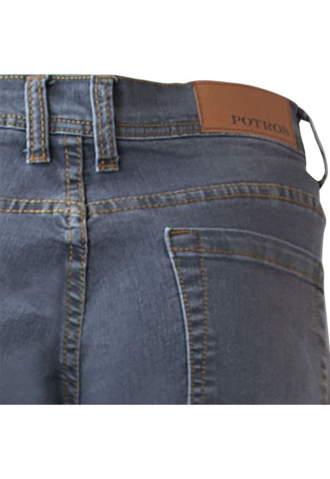 Jeans Linea Spandex Regulart Fit Gris oscuro-7