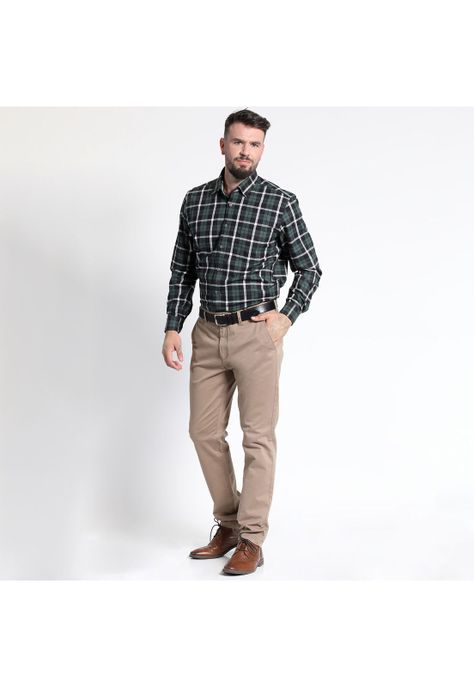 CAMISA MANGA LARGA VILLELA ESCOCESA YD REGULAR FIT-2