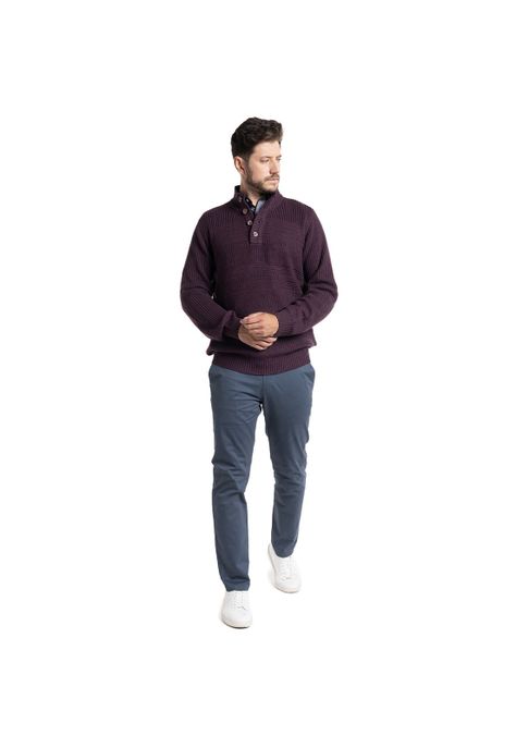 Sweater Half button Girona-3