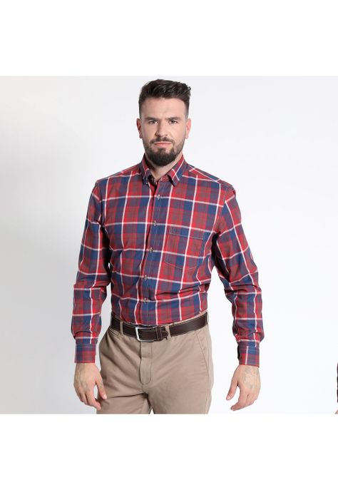 CAMISA MANGA LARGA VILLELA ESCOCESA YD REGULAR FIT-2