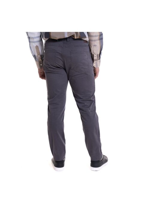 Pantalón 5 Pocket Spandex Gris Oscuro-1