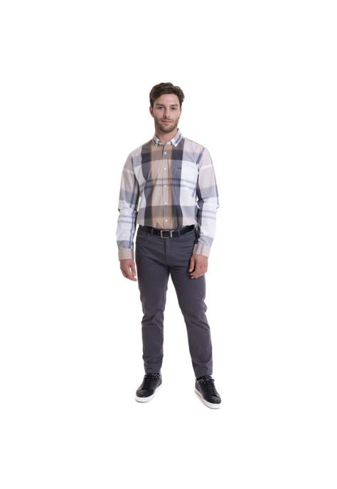 Pantalón 5 Pocket Spandex Gris Oscuro-2