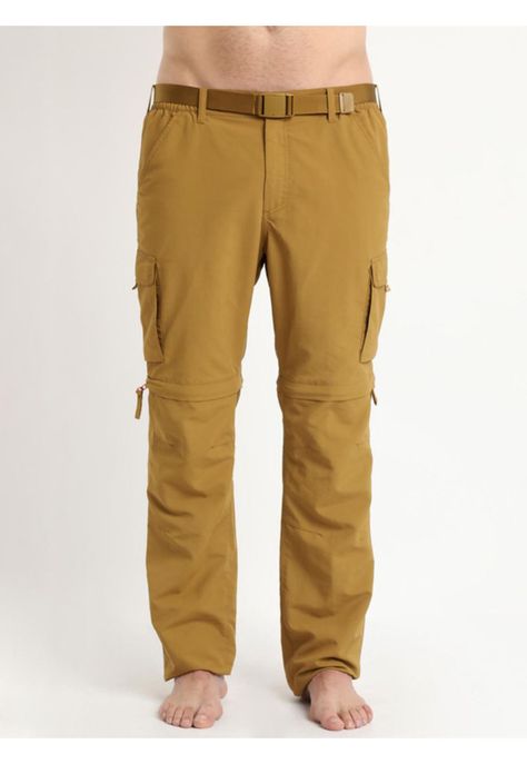 Pantalon Desmontable Hombre Mostaza-0