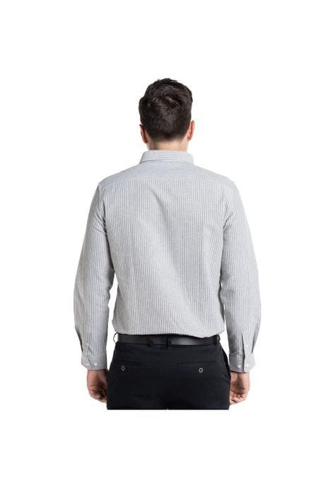 Camisa Oxford listada Bergen-1