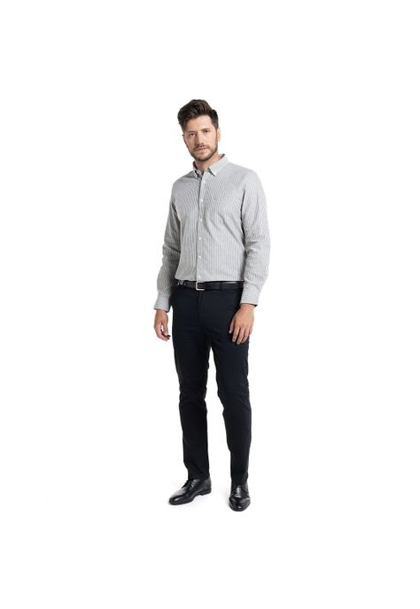 Camisa Oxford listada Bergen-3