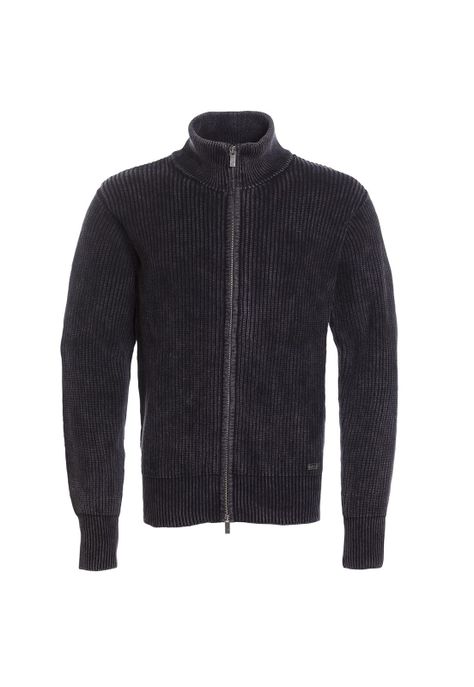 SWEATER MANGA LARGA LISO CIERRE COMPLETO-1