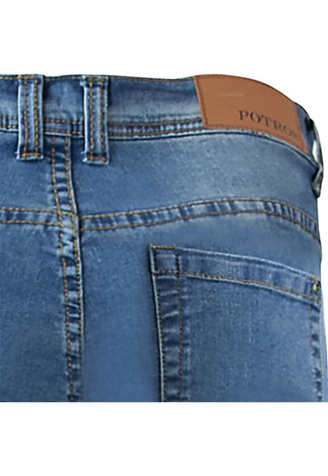 Jeans Linea Spandex Regulart Fit Denim-7