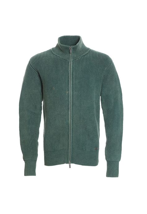 SWEATER MANGA LARGA LISO CIERRE COMPLETO-1