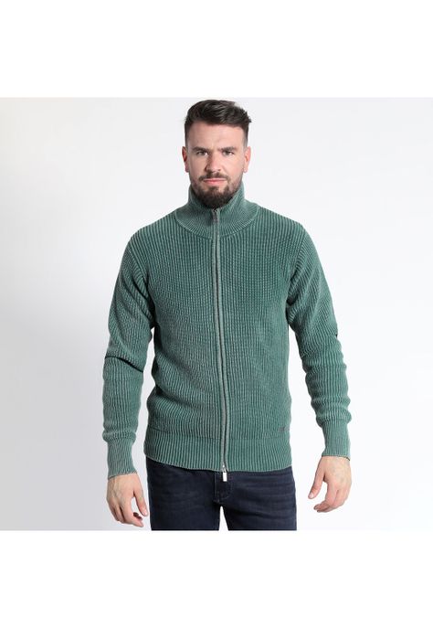 SWEATER MANGA LARGA LISO CIERRE COMPLETO-3