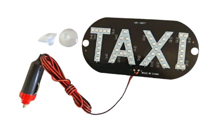 Letrero Taxi Led Letrero Luminoso Con Ventosa-0