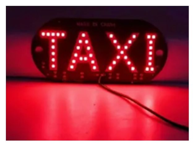 Letrero Taxi Led Letrero Luminoso Con Ventosa-1