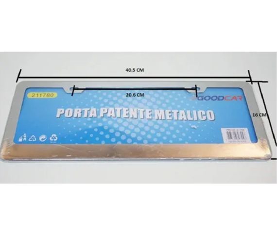 2 X PORTA PATENTE UNIVERSAL METÁLICO-2