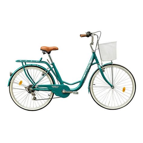 Bicicleta City Rider Orbital Turquesa-0