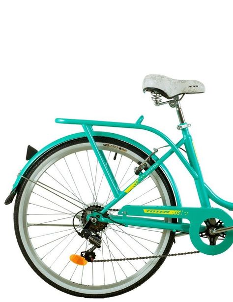 BICICLETA TOTEM CITY DAMA ARO 26 TURQUESA-2